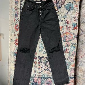 Black ripped pacsun jeans